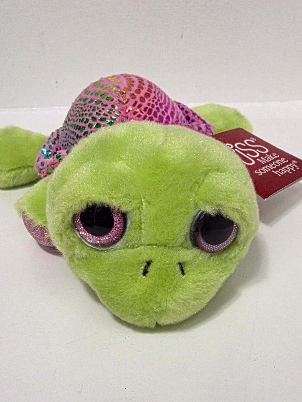 Russ Li'l Peepers Turtle Plush - Splash